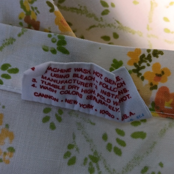 Vintage Cannon Monticello full flat sheet - Picture 4 of 4